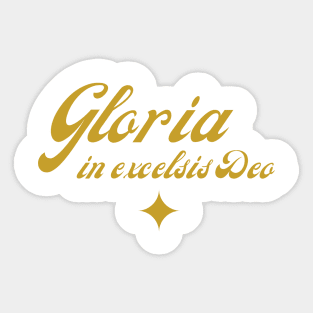 Gloria, in excelsis Deo Sticker